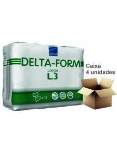 Fralda Abena Delta - Form L3 - Caixa de 4 embalagens